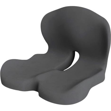 Coussins d'assise intégrés en mousse à mémoire de forme en L, faciles à nettoyer, pour la maison ou le bureau. (1/5)