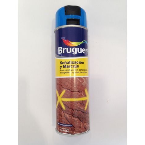 Spray bruguer señalización y marcaje azul 500 ml