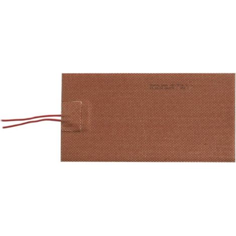 Thermo TECH silicone Feuille chauffante autocollant 24 V/DC, 24 V/AC 75 W Indice de protection IPX7 (L x l) 178 mm x 90 (1/2)
