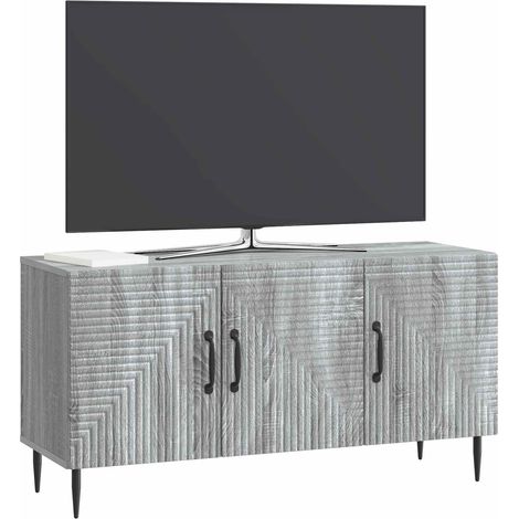 Maison Exclusive - Mobile TV Grigio Sonoma 99 x 34,5 x 50 cm Legno ingegnerizzato