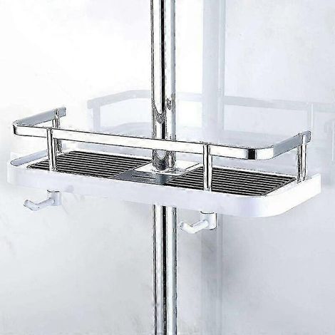 Wandregal für Bad oder Küche, verstellbarer Metallkorb mit rostbeständiger Oberfläche, 30 cm Schublade (1/5)