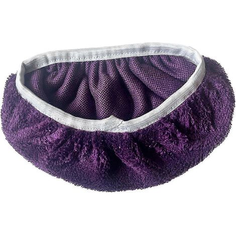 Recharge de serpillière professionnelle en microfibre lavable et réutilisable pour sols stratifiés, bois, vinyle et stratifié.-Violet L