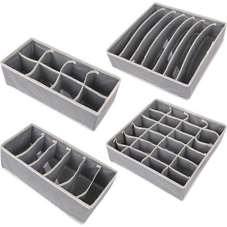 Boîte de rangement pour sous-vêtements, t-shirts, vêtements, pantalons, objets divers, organiseur de tiroirs (1/5)