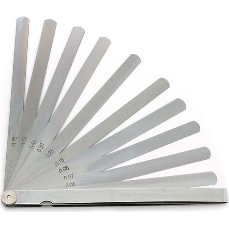 Fühlerlehre 200 mm, 14 Blätter, 0,05–0,5 mm / YT-7223 / yato (1/4)