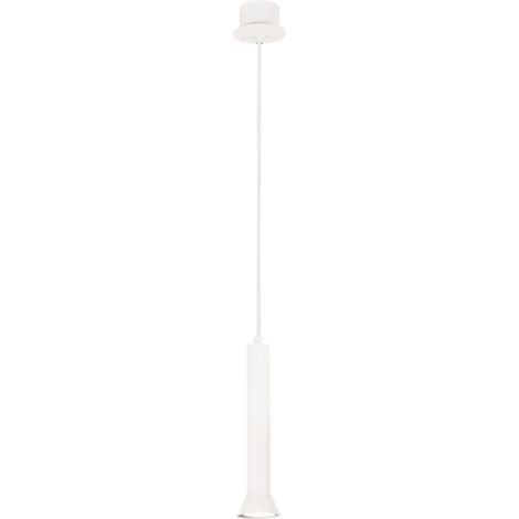 Lampada a sospensione in metallo verniciato Bianco LILA Piccolo D6,6 cm (1/2)