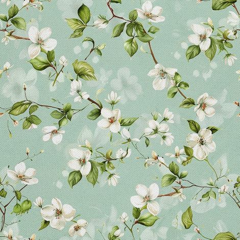 Tela decorativa para exteriores Oxford - Motivo primaveral I DX7178 (1/5)