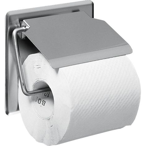 KWC Wc-rollenhalter, Edelstahl, 145x130x25 mm, Aufputz