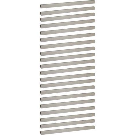 Garten-Abdeckprofil 20 stk. 100 x 5 x 5 cm Edelstahl Silber vidaXL (1/5)