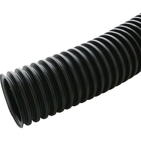 Tube ondulé en PA6 22mm noir fermé (21,3x25,4mm)