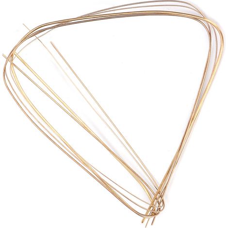 Lot de 4 baguettes de soudure en alliage d'aluminium, argent, cuivre et argent, de diamètres 0,5 mm, 0,7 mm, 1 mm et 1,5 mm, pour la fabrication de bijoux. (1/5)