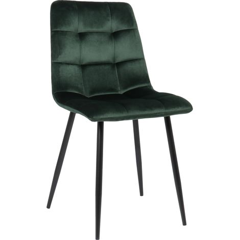 Sedia da pranzo Tilde Velluto verde (1/5)