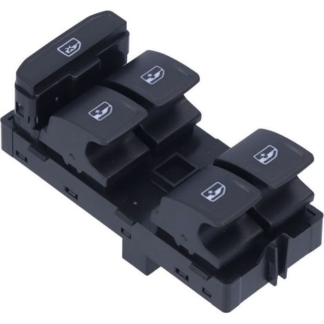 Commutateur de commande principal de vitre de porte 5G0 959 857 D Noir de remplacement pour SEAT Leon 2020