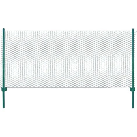 Valla de alambre, material de acero, construcción duradera, ecológica (1/2)