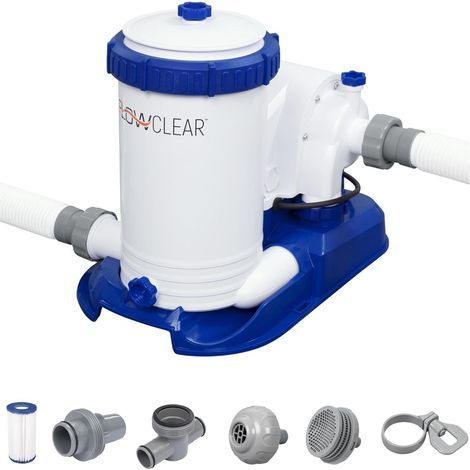 Bestway P05992 38MM Schlauchadapter, Ersatz für Sandpumpe 58392, Ersatz für Solechlorinator. (1/3)