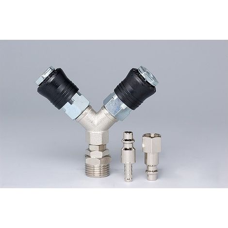 Double Sorties Rapides D6 Adaptateur Double Queue 6mm - Prodif