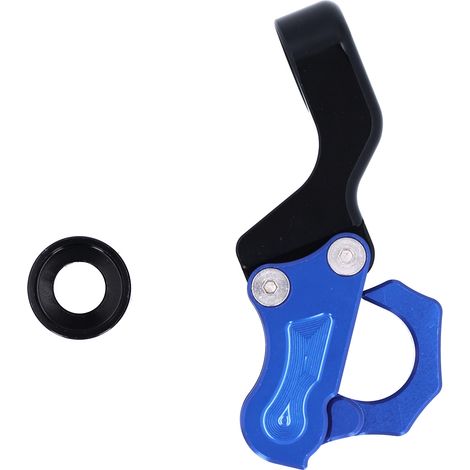 Crochet de casque en alliage d'aluminium CNC, support de sac à bagages, fixation pour rétroviseur arrière, compatible Yamaha XMAX 250/300/400, bleu (1/5)