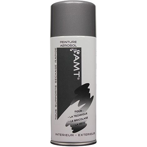 AMT Aérosol Effet métallisé Gris (BPA57) 0,330 L