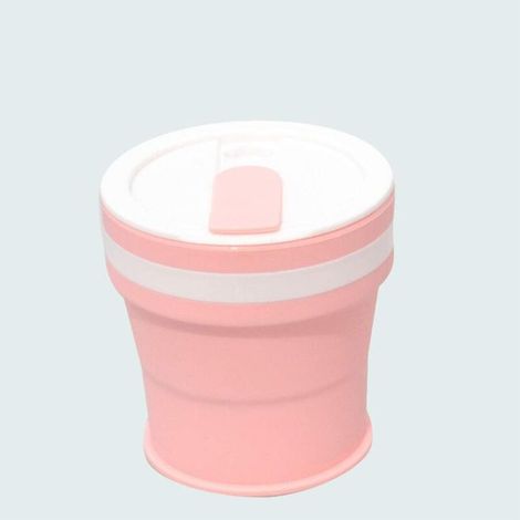 Gobelet Pliable - Silicone Alimentaire - 350 Ml - Voyage Bureau Extérieur - 1 Pièce (1/5)
