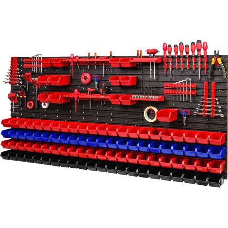 Panneau mural à outils pour garage + 101 plateaux (1/5)