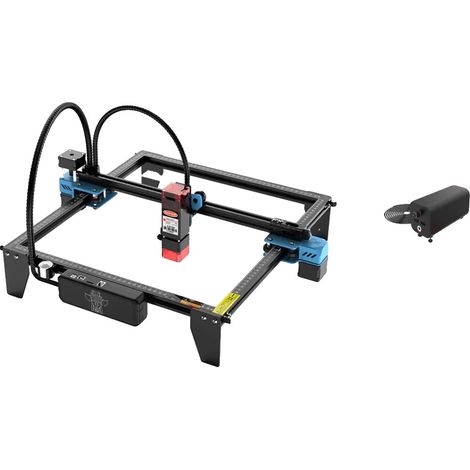 Graveur Laser, Zone de Gravure de 600x600mm, Fonctionnement à Grande Vitesse, TTS-10 Pro Set 3, Zone de travail 30x30cm, Prise EU (1/2)
