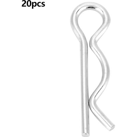 Splint aus hellverzinktem Stahl, 2 x 40 mm – 20er-Packung für mechanische Montage (1/5)