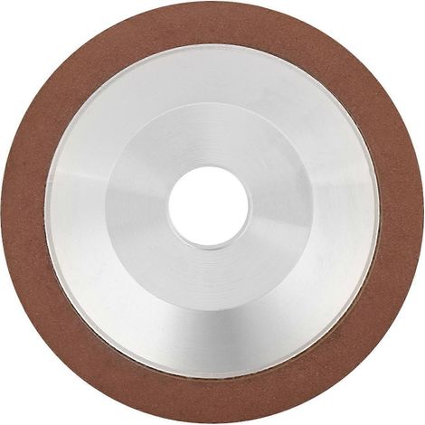 Meule boisseau diamantée de 100 mm, grain 180, pour carbure