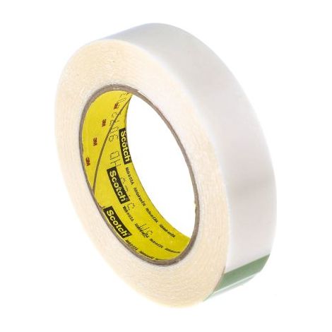Adhésif PE, 25mm x 0.28mm 3M Transparent, Scotch 5423, +110°C ( Prix pour 1 )