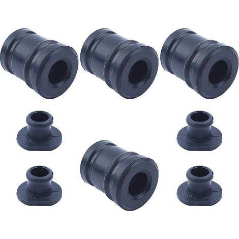 Kit de 4 supports AV avec bouchon pour tronçonneuse Stihl MS170 MS180 017 018 Neuf, Amortisseur AV, Bouchon (1/5)