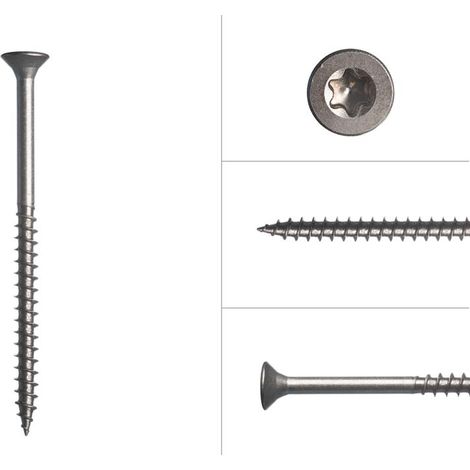 Vis aggloméré en acier inoxydable A2 4 x 60 mm Torx 20 - 200