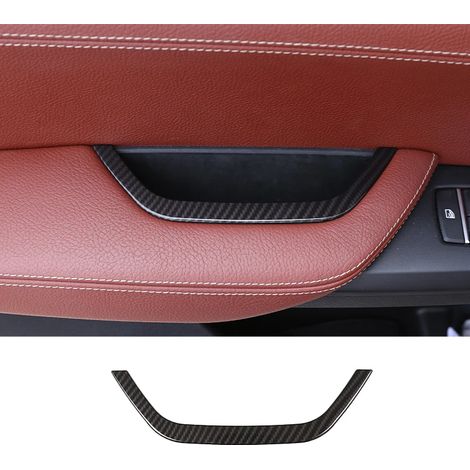 -14 Convient pour BMW X3 F25 2011-2017 - Autocollant décoratif intérieur en fibre de carbone pour panneau de commande central, volant et garniture de porte (1/4)