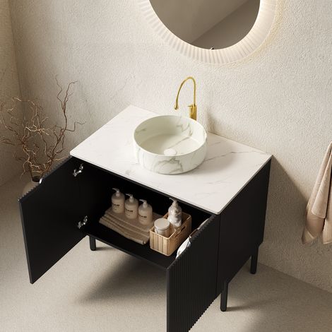 Enfilade / commode de rangement, salon ou salle à manger, grand volume de rangement, 76 cm, rangement salon, rangement cuisine (1/5)
