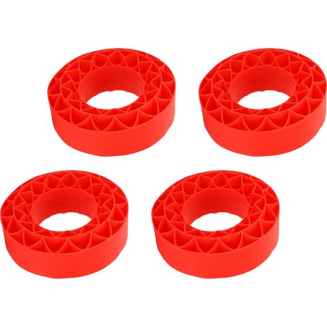Lot de 4 inserts de pneu en silicone pour SCX10 III 106x42mm, couleur vive, mousse pour pneu 1,9 pouce, rouge (1/5)