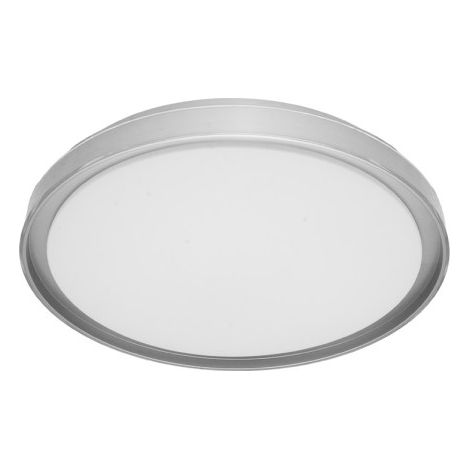 Plafoniera LED Bianca Bianca 60W 3000-4200-6500K 5400lm (Ø50x50x7cm) con Telecomando e Memoria