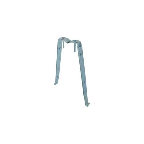 ZANCA DA MURARE AD U PER ANTENNA REGOLABILE  tipo regolabile cm.50/70