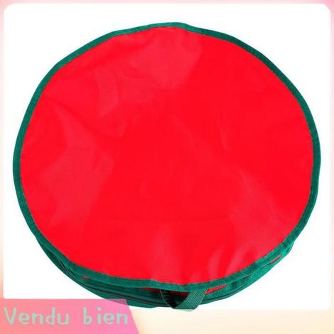 Garosa Conteneur de stockage de couronne de Noël Sac de rangement de couronne de noël avec fenêtre transparente, linge fete (1/4)