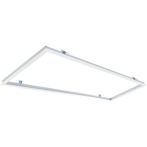 Cornice a Incasso per Pannelli LED 120x30 cm Bianco (1/5)