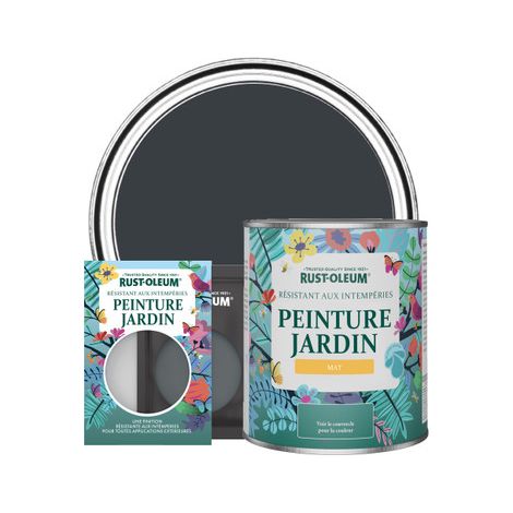 Peinture Jardin, Finition Mat - Anthracite (Ral 7016) (1/3)
