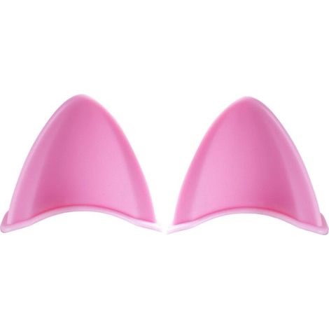 Accessoire décoratif oreilles de chat pour casque de moto - Rose (lot de 2) (1/5)
