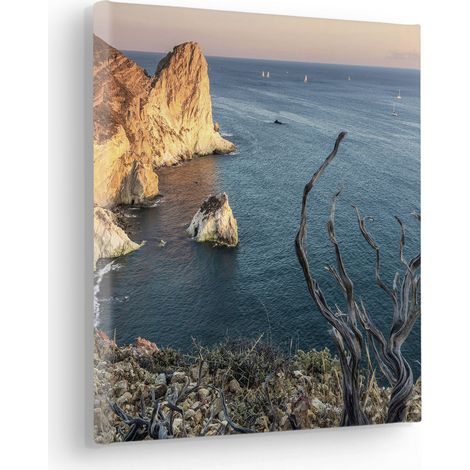 Komar Canvasbild Steep Cove - 30 x 30 cm - Bild auf Keilrahmen - Naturmotiv (1/4)