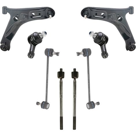 KIT BRACCIO OSCILLANTE 8 PEZZI COMPATIBILE CON HYUNDAI i10 I (PA) 1.2 04.2011 - 12.2013 / Kit Sospensione Completo OE/OEM / Bracci Oscillanti + Testine Sterzo / Sostituzione Diretta OEM