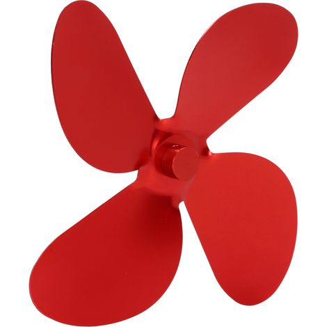 Propellerblatt aus Aluminium, 4er-Set mit Inbusschlüssel und Ersatzschrauben, rot (1/5)