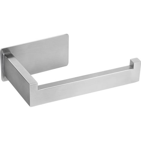 Porte Papier Toilette, Support Papier Toilette sans Percage Porte Essuie Tout Porte-Rouleau De Papier en Acier Inoxydable pour Salle De Bain, Cuisine (1/5)