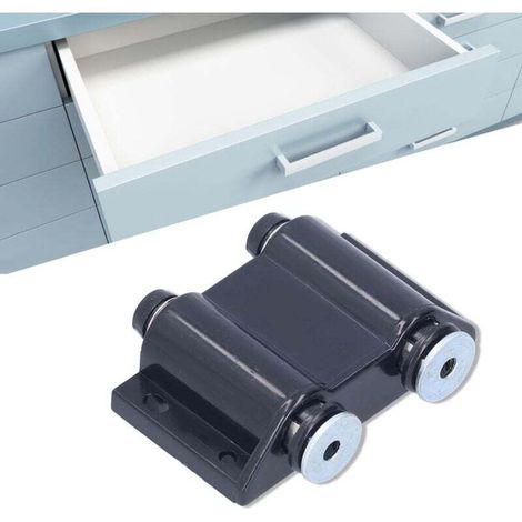 Magnetischer Türriegel aus Edelstahl, magnetischer Dämpfer für Schrankschubladen, 6er-Set. (1/4)