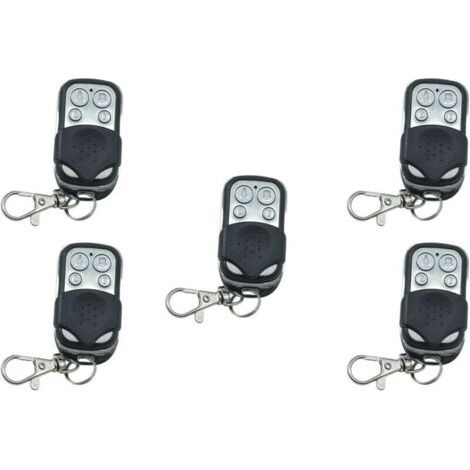 LEYF - 5er-Pack Universal-Fernbedienungen für Garagentore 433 MHz - 4-Kanal-Fernbedienung - Kompatibel mit 433 MHz Frequenzcode - Manueller Sender - Einfache Einstellung für Garagentoröffner (1/5)