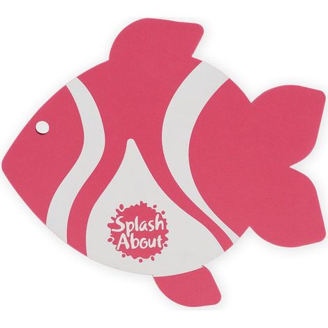 Miroir de Piscine et de Salle de Bain Rose et Blanc avec Poisson (1/4)