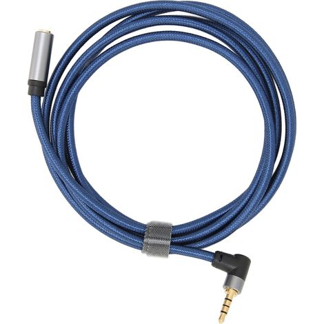 4-Wege-Stereo-Audiokabel, 3,5-mm-Stereo-Buchse auf 90°-Winkelstecker, 3,5-mm-Stereo-Audio-Verlängerungskabel, 1,8 m (1/5)