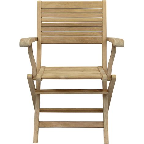 ORATOR - poltrona da giardino pieghevole in legno di teak (1/4)