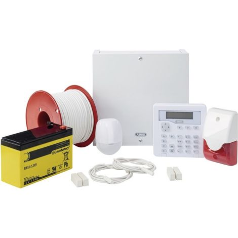 ABUS AZAA10100 Terxon SX Alarmanlagen-Sets Alarmzonen 8x Drahtgebunden, 1x Sabotagezone (1/2)