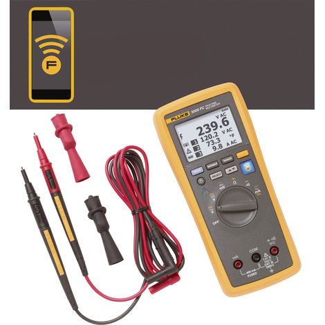 Fluke FLK-3000 FC Hand-Multimeter digital Grafik-Display, Datenlogger CAT III 1000 V, CAT IV 600 V (1/5)