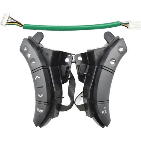 par de botones de control del volante 84247-58010 84258-58010 para Toyota Tundra Land Cruiser Highlander 2003-2007 (1/5)